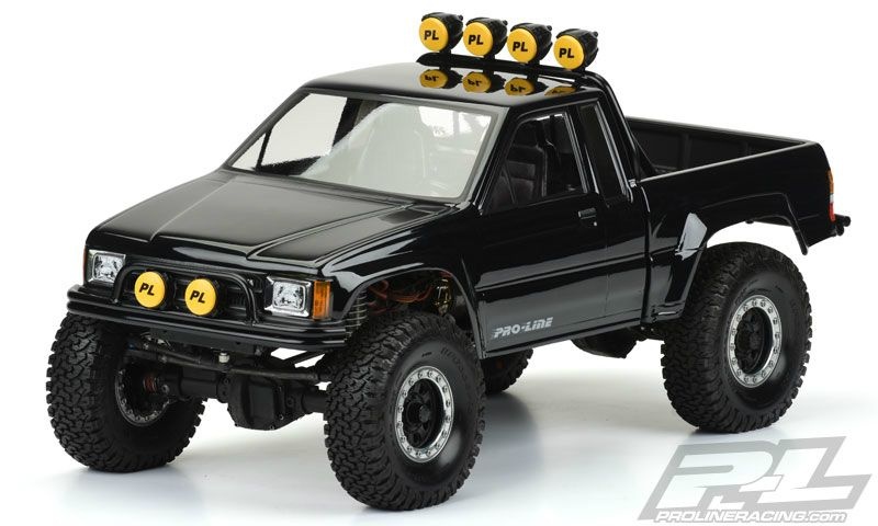 pro-line-racing-3466-00-1-Toyota-HiLux-SR5-Cab-Bad-1985-Pickup-Truck-Karosseriesatz-für-Scale-Crawler-313-mm-Radstand