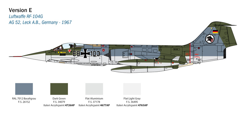 italeri-2514-4-Lockheed-Martin-F-104-Starfighter-G-S-Bundesluftwaffe-AG-52