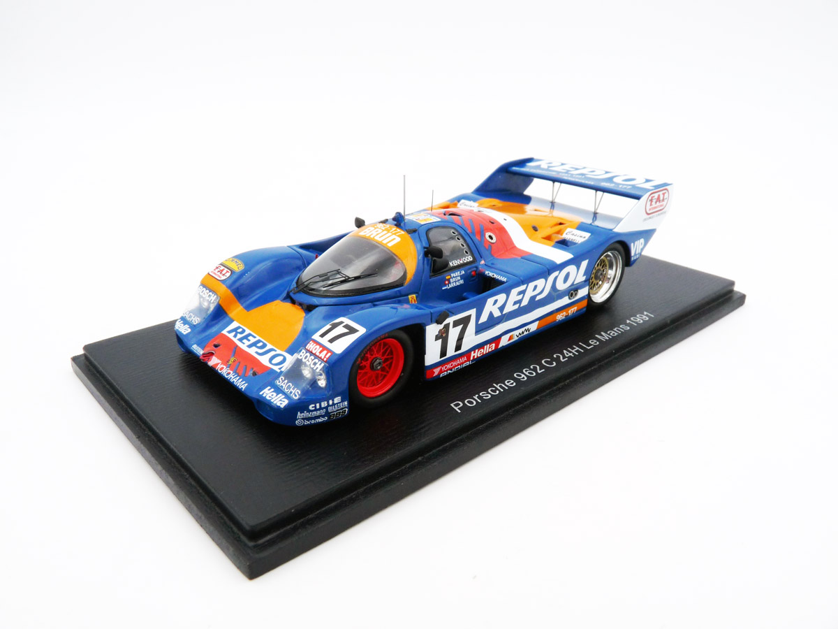 spark-S9975-1-Brun-Porsche-962C-Repsol-24h-Le-Mans-1991-Oscar-Larrauri-Walter-Brun-Jesús-Pareja spark-S9975-1-Brun-Porsche-962C-Repsol-24h-Le-Mans-1991-Oscar-Larrauri-Walter-Brun-Jesús-Pareja