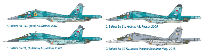 italeri-1379-3-Sukhoi-Su-34-Su-32-FN-russian-jet-fighter-Markings