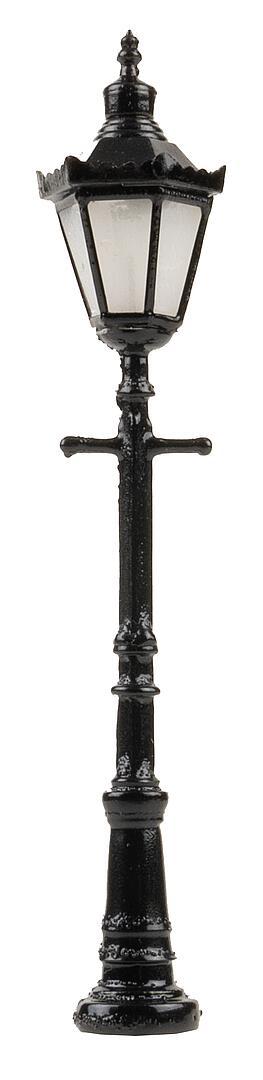 faller-180212-LED-Parklaterne-Sechskantlaterne-mit-Krone-Straßenbeleuchtung-Straßenlampe-Parkleuchte-Modelleisenbahn