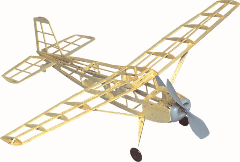 guillows-601-2-Cessna-180-Gummimotorflieger-Freiflugmodell