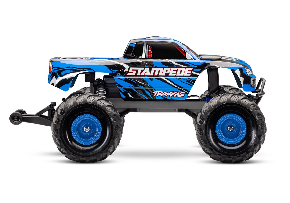 Traxxas-36254-8-BLUEX-5-Stampede-Monster-Truck-blau-Wheelie-Bar