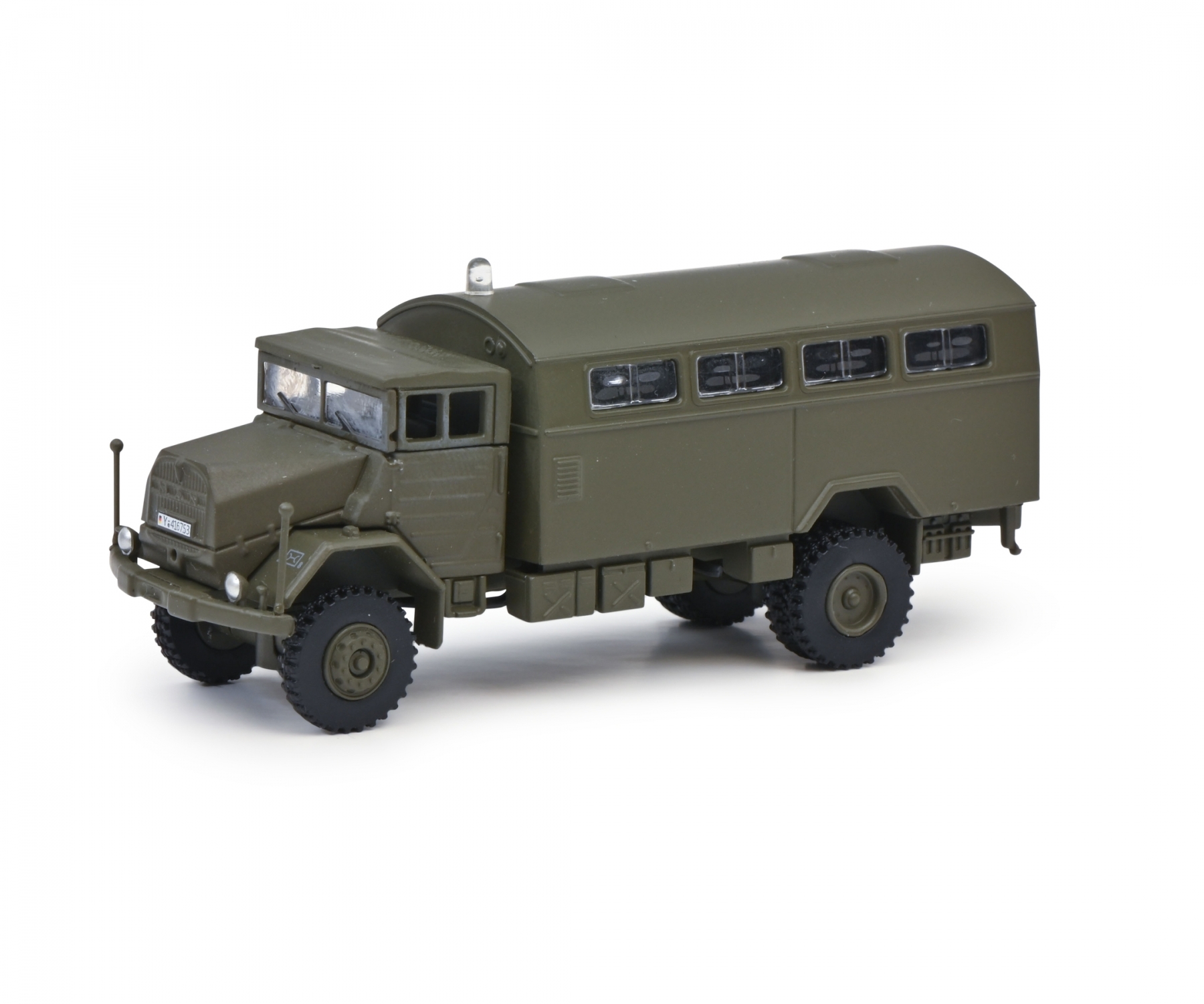 schuco-452652000-1-Lkw-5t-gl-Bw-MAN-630-L2-A-Emma-Koffer-Bundeswehr-oliv