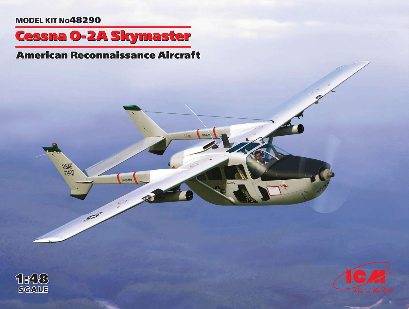icm-48290-Cessna-O-2A-Skymaster-american-reconnaissance-aircraft