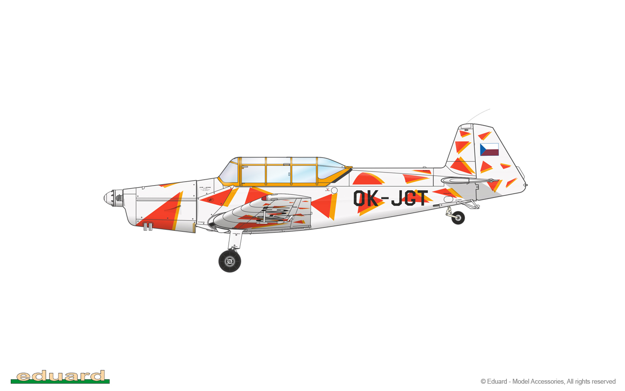 eduard-82182-3-Zlín-Z-226MS-Trenér-Tschechisches-Akrobatic-Kunstflugzeug-Trainer-Schulflugzeug-Tiefdecker-Sportflzeug