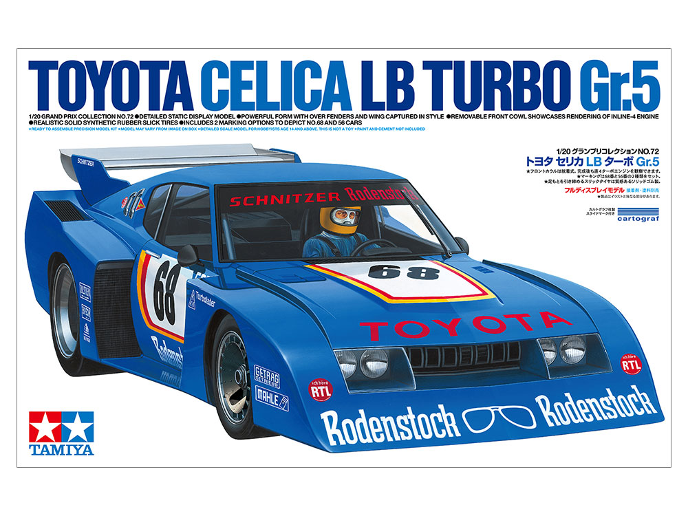 tamiya-20072-2-Toyota-Celica-LB-Turbo-Gr5-Team-Schnitzer-Freilassing-Rodenstock-Harald-Ertl-Kartonage