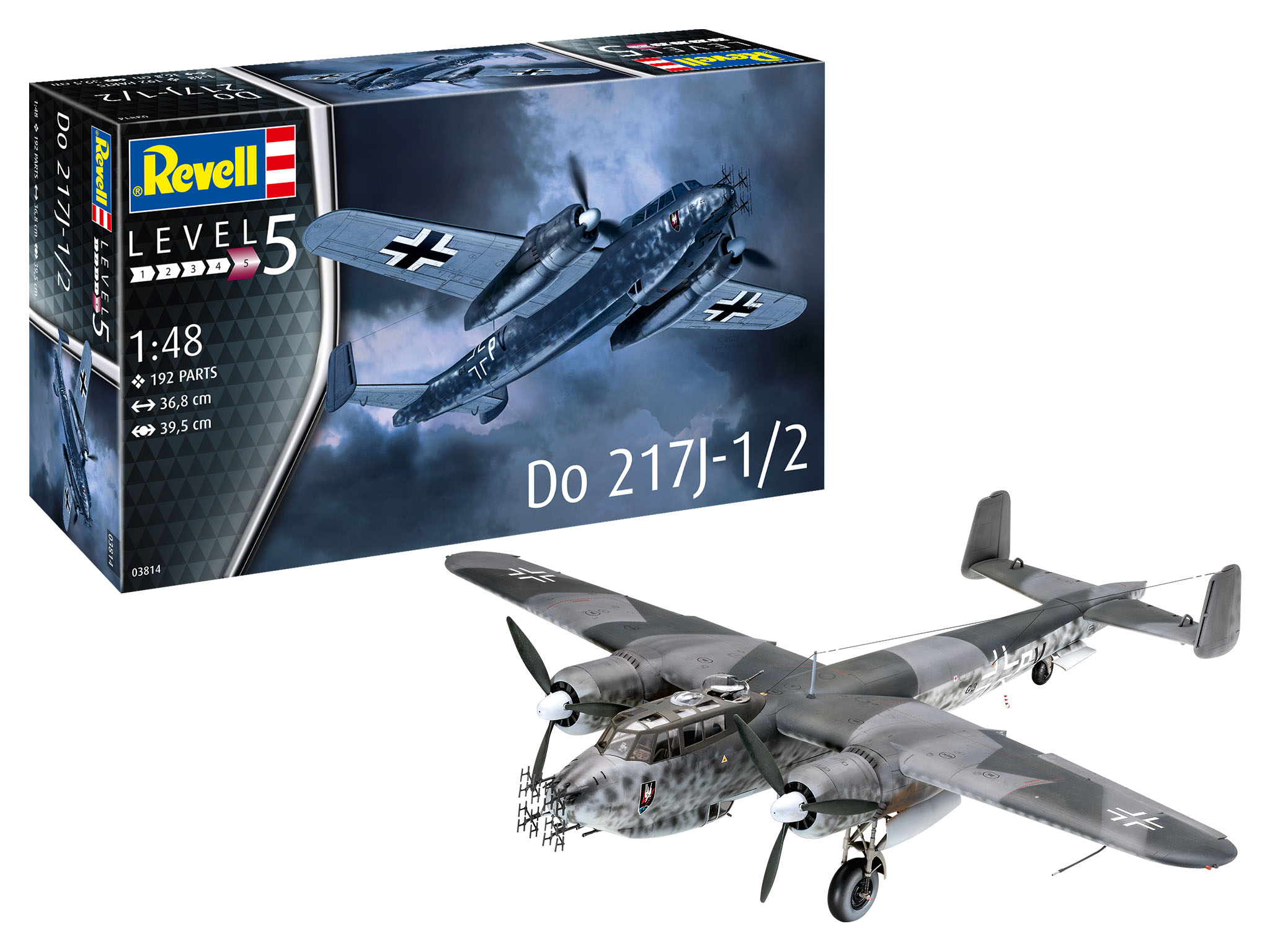 revell-03814-Dornier-Do-217J-1-2-zweimotoriges-Flugzeug revell-03814-Dornier-Do-217J-1-2-zweimotoriges-Flugzeug