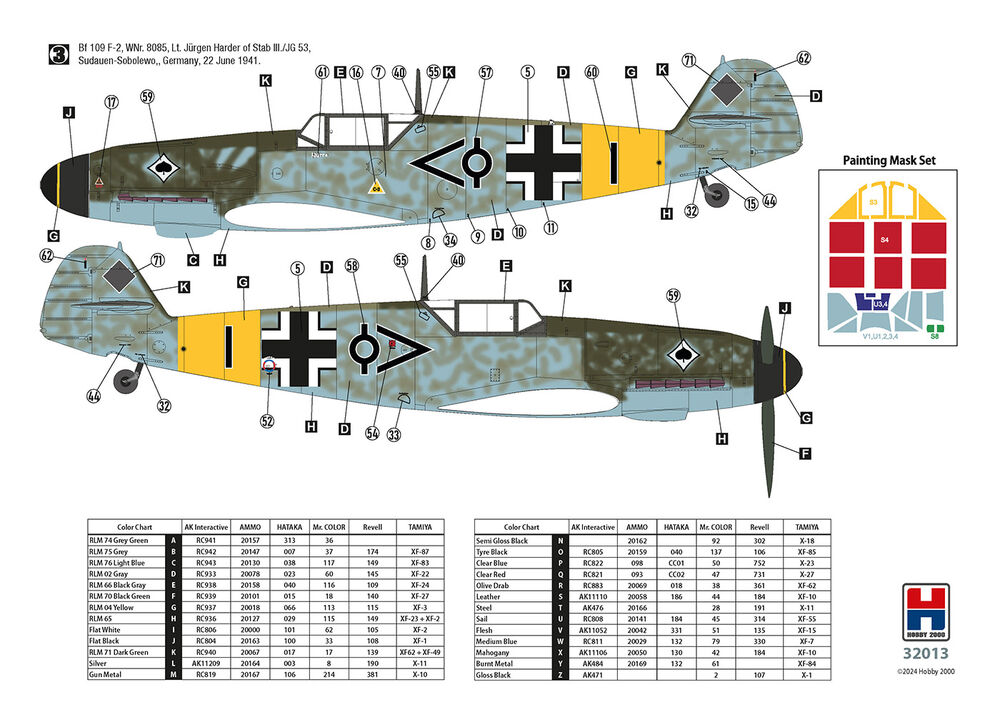 hobby-2000-32013-2-Messerschmitt-Bf-109-F-2-Ostfront-1-32 hobby-2000-32013-2-Messerschmitt-Bf-109-F-2-Ostfront-1-32
