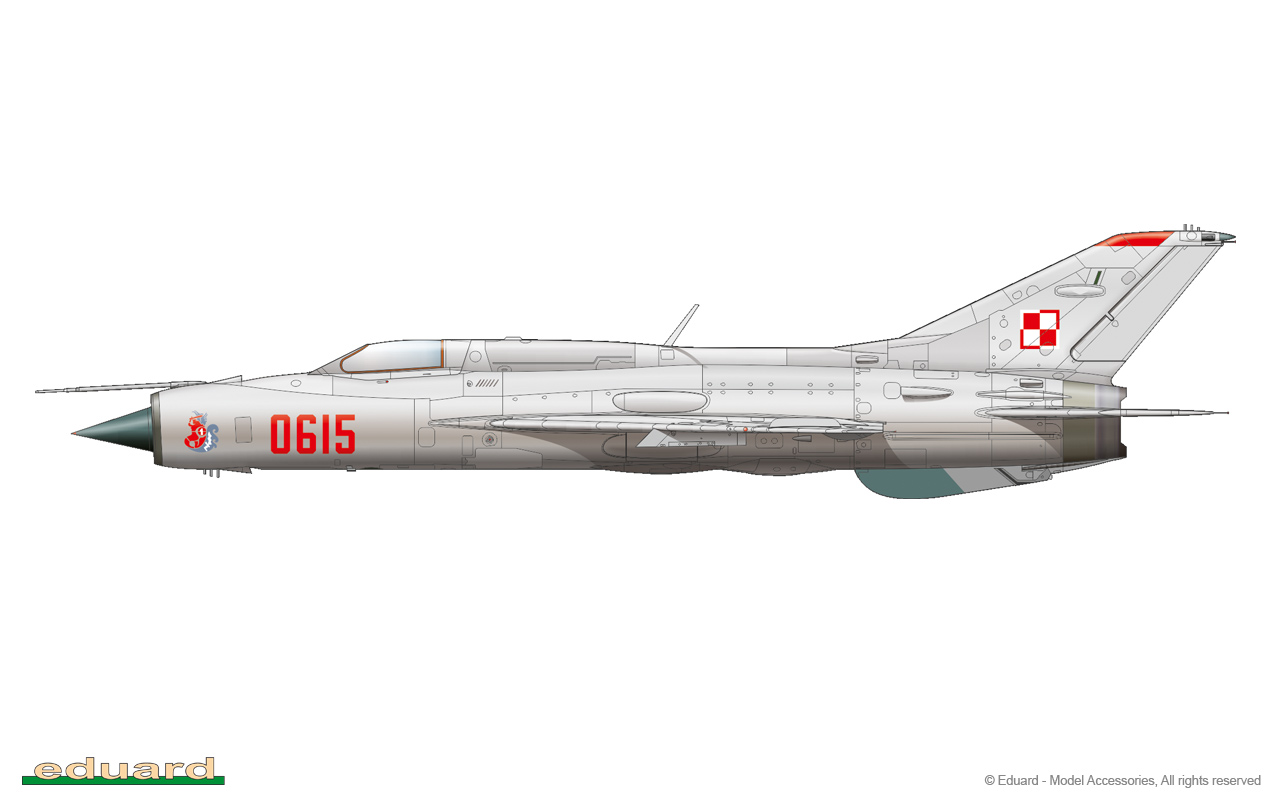 eduard-8236-7-Mikoyan-Gurewitsch-MiG-21PF-DDR-NVA-Polish-Soviet-Air-Force-Kalter-Krieg-Trollenhagen-Jagfliegergeschwader-2