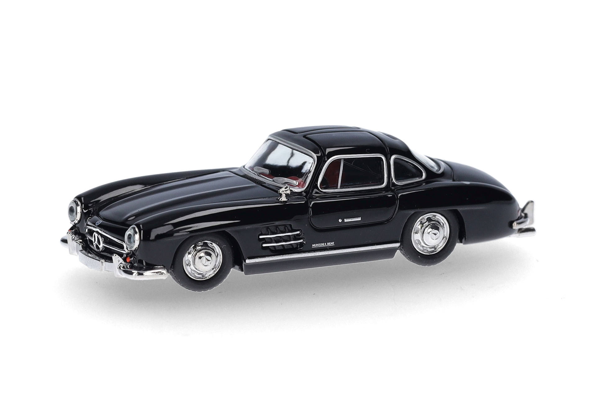herpa-421089-1-Mercedes-Benz-300-SL-Flügeltürer-schwarz-Gullwing