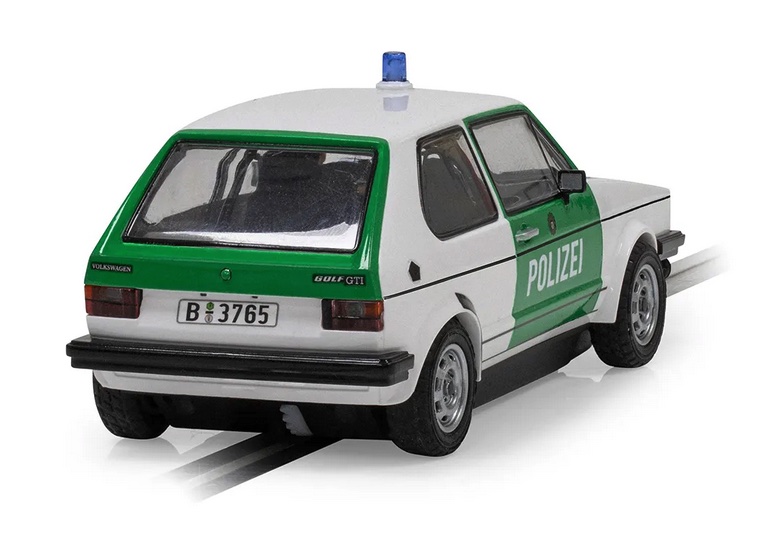 scalextric-C4573-2-Volkswagen-VW-Golf-I-GTI-Polizei-Wachtmeister-hinten