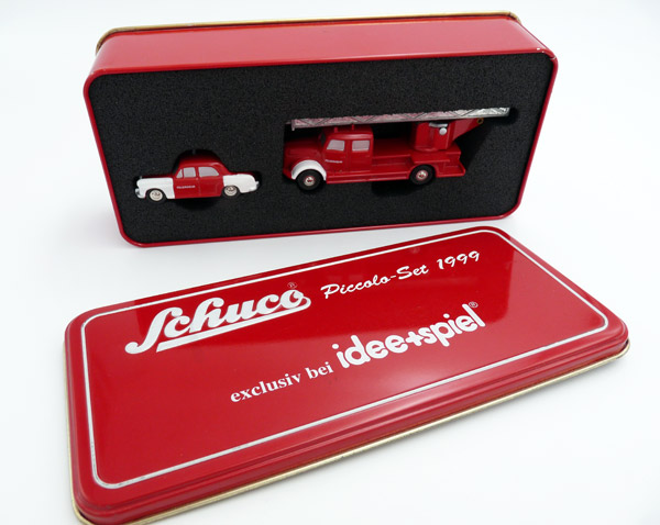schuco-01713-Idee-und-Spiel-Piccolo-Set-1999-Feuerwehr schuco-01713-Idee-und-Spiel-Piccolo-Set-1999-Feuerwehr