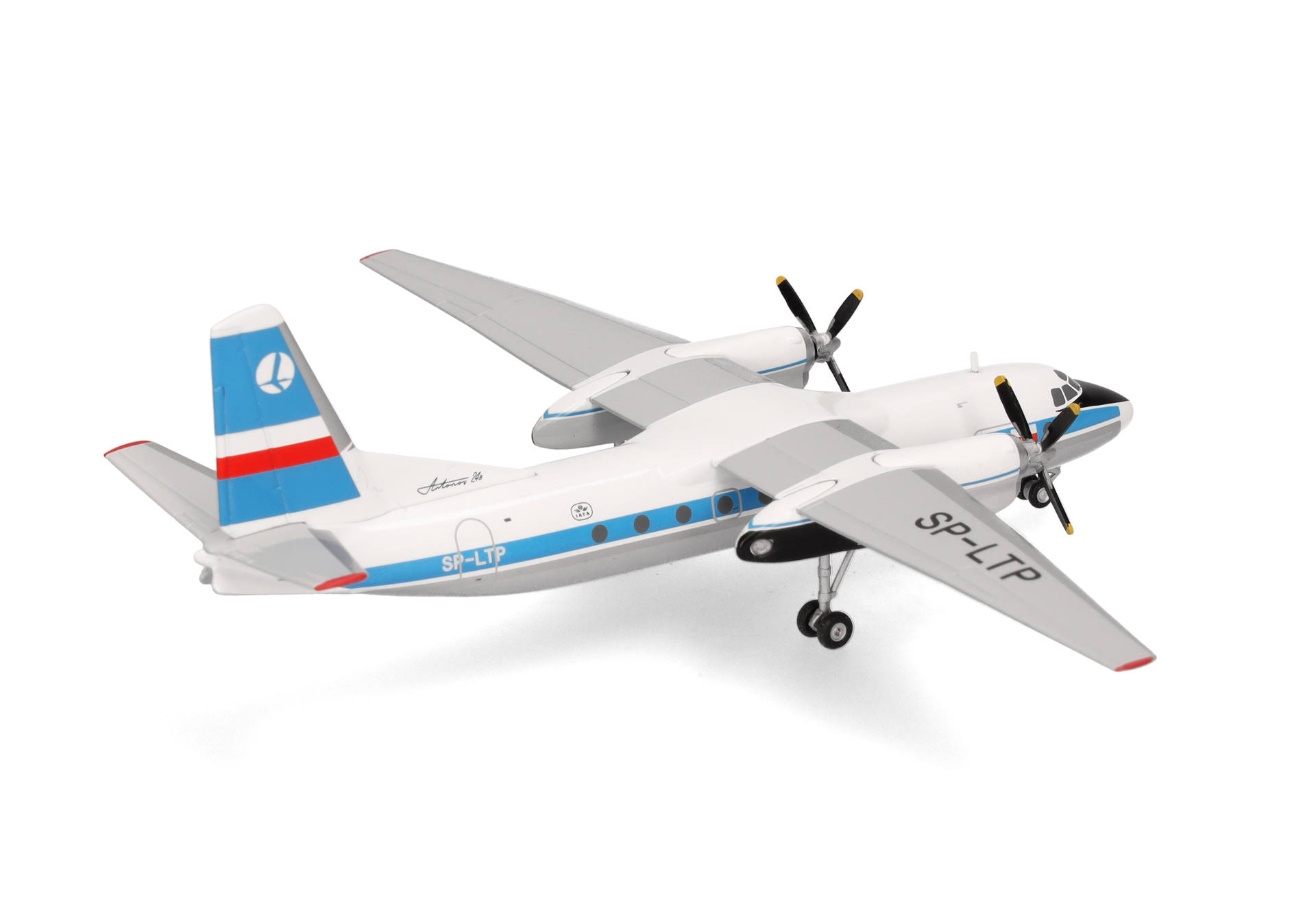 herpa-572996-3-LOT-Polish-Airlines-Antonov-AN-24V-Registration-SP-LTP-Polskie-Linie-Lotnicze