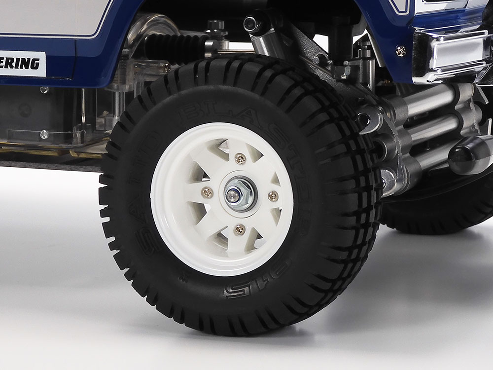 Tamiya-58759-7-Ford-Ranger-F-150-XLT-ferngesteuerter-Retro-Pick-Up-80s-Style-mehrteilige-Off-Road-Felgen