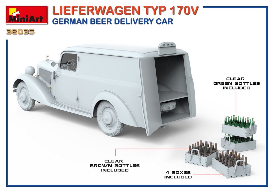 miniart-38035-3-Mercedes-Lieferwagen-Typ-170V-Bierlaster-Lauterbacher-Zwickauer-Winkler-Bräu-Mainburg miniart-38035-3-Mercedes-Lieferwagen-Typ-170V-Bierlaster-Lauterbacher-Zwickauer-Winkler-Bräu-Mainburg