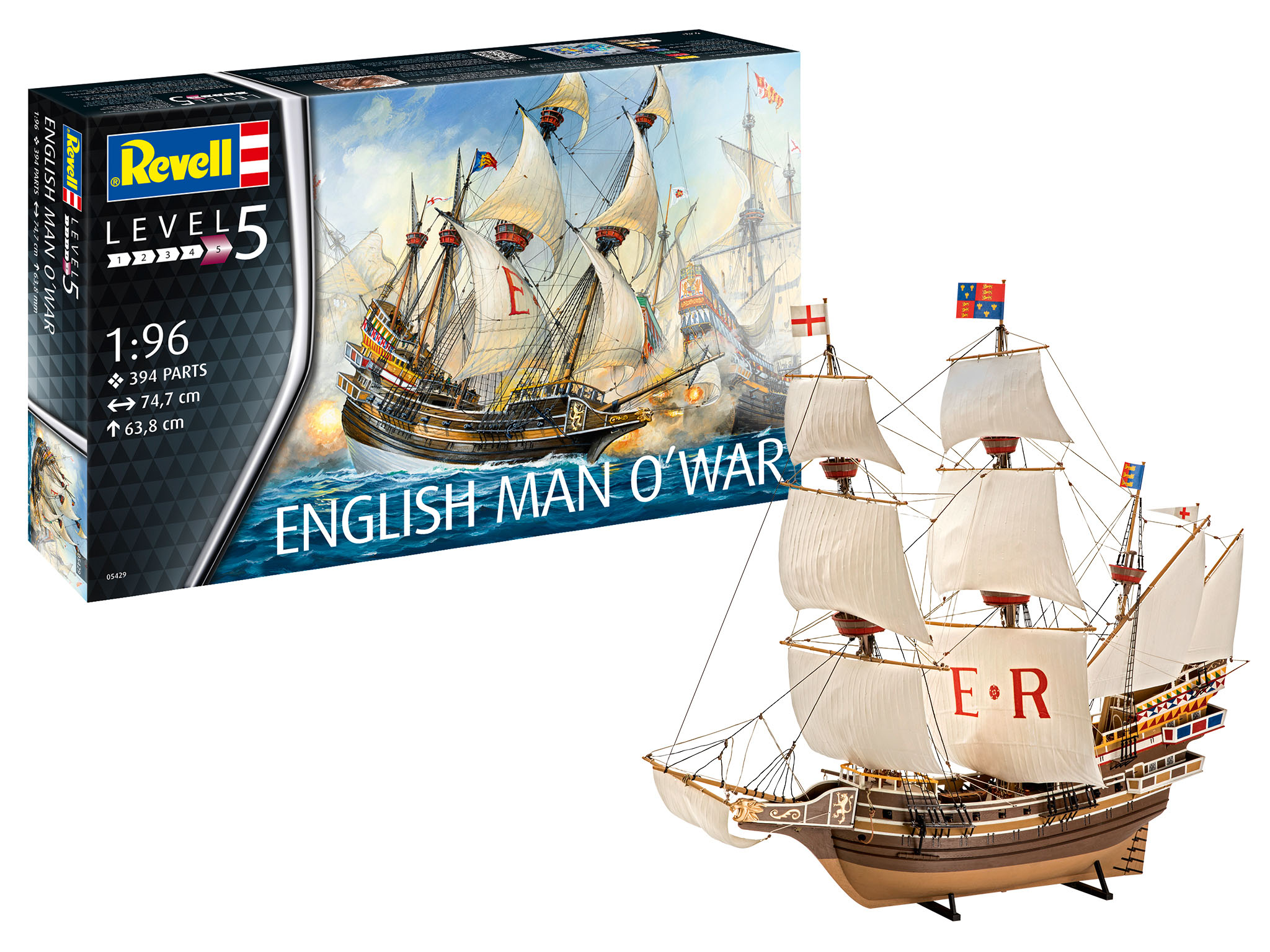 revell-05429-English-Man-O-War-Segelschiff revell-05429-English-Man-O-War-Segelschiff