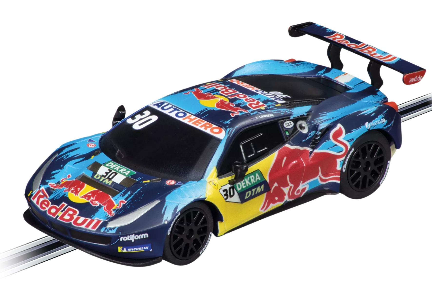 carrera-20064197-Ferrari-488-GT3-Red-Bull-AF-Corse-No-30-Liam-Lawson carrera-20064197-Ferrari-488-GT3-Red-Bull-AF-Corse-No-30-Liam-Lawson