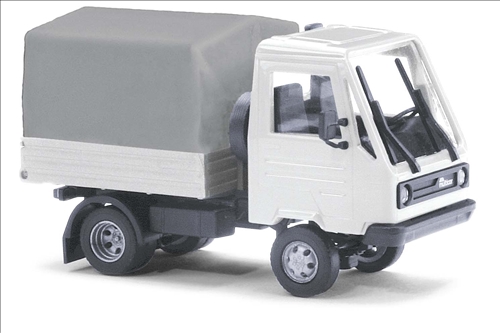busch-42250-Multicar-M26-mit-Pritsche-Plane-weiß-Gemeindearbeiter-Fahrzeug