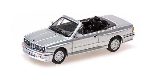 minichamps-870020232-BMW-M3-E30-Cabriolet-sterlingsilber-metallic