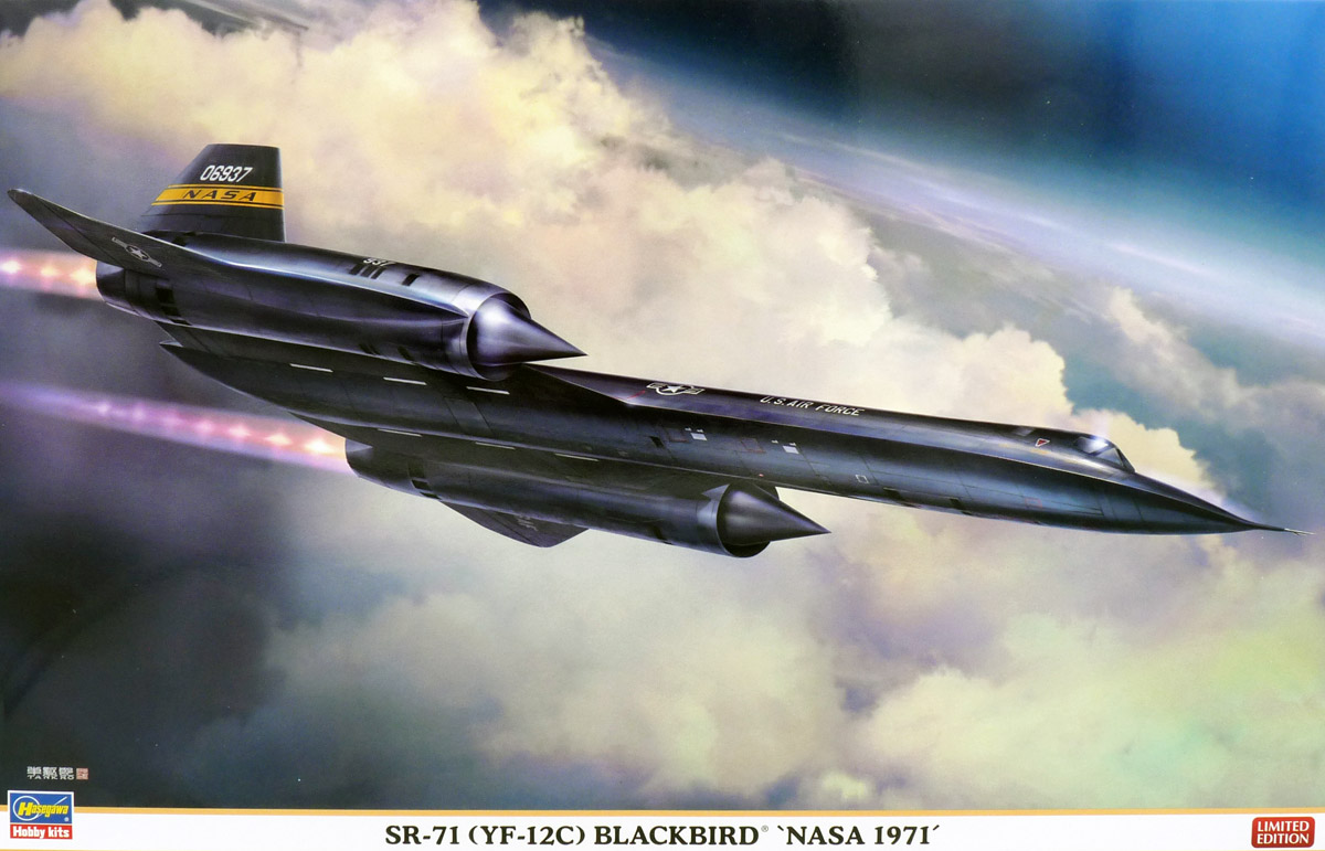 hasegawa-02486-SR-71-YF-12C-Blackbird-NASA-1971