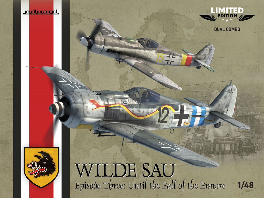 Eduard-11199-1-Wilde-Sau-episode-three-Focke-Wulf-Fw-190A-8-Fw-190D-9-dual-combo-Plastikmodellbausatz