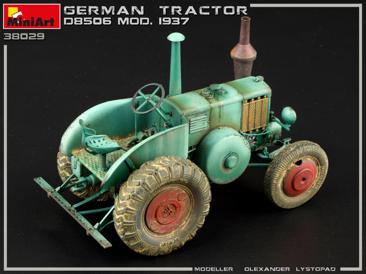 miniart-38029-4-Lanz-Ackerluft-Bulldog-D-8506-Modelljahr-1937-HR7-Serie-35-PS-Glühkopf