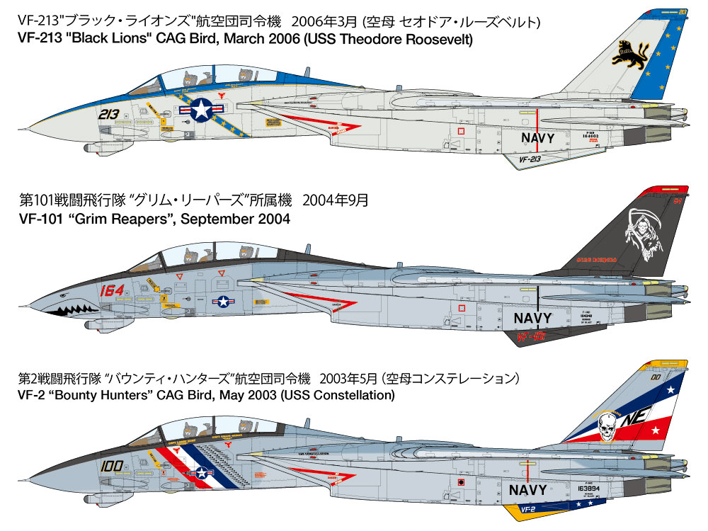 tamiya-61118-9-Grumman-F-14D-Tomcat-Schwenkflügel-Fluzeugträger-Jet-Lackierungen