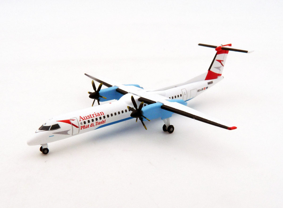 herpa-536011-1-Austrian-Airlines-Bombardier-Q400-Pfiat-Di-Dash-Registration-OE-LGI-Eisenstadt