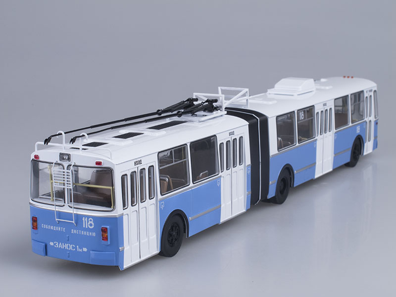 Start Scale Models ZIU 10 Gelenkbus, weiß / blau, #SSM4006