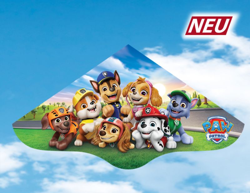 Günther-Flugspiele-1281-1-Paw-Patrol-Adventure-Kinderdrachen-Garten-Partyspaß-Flugdrachen