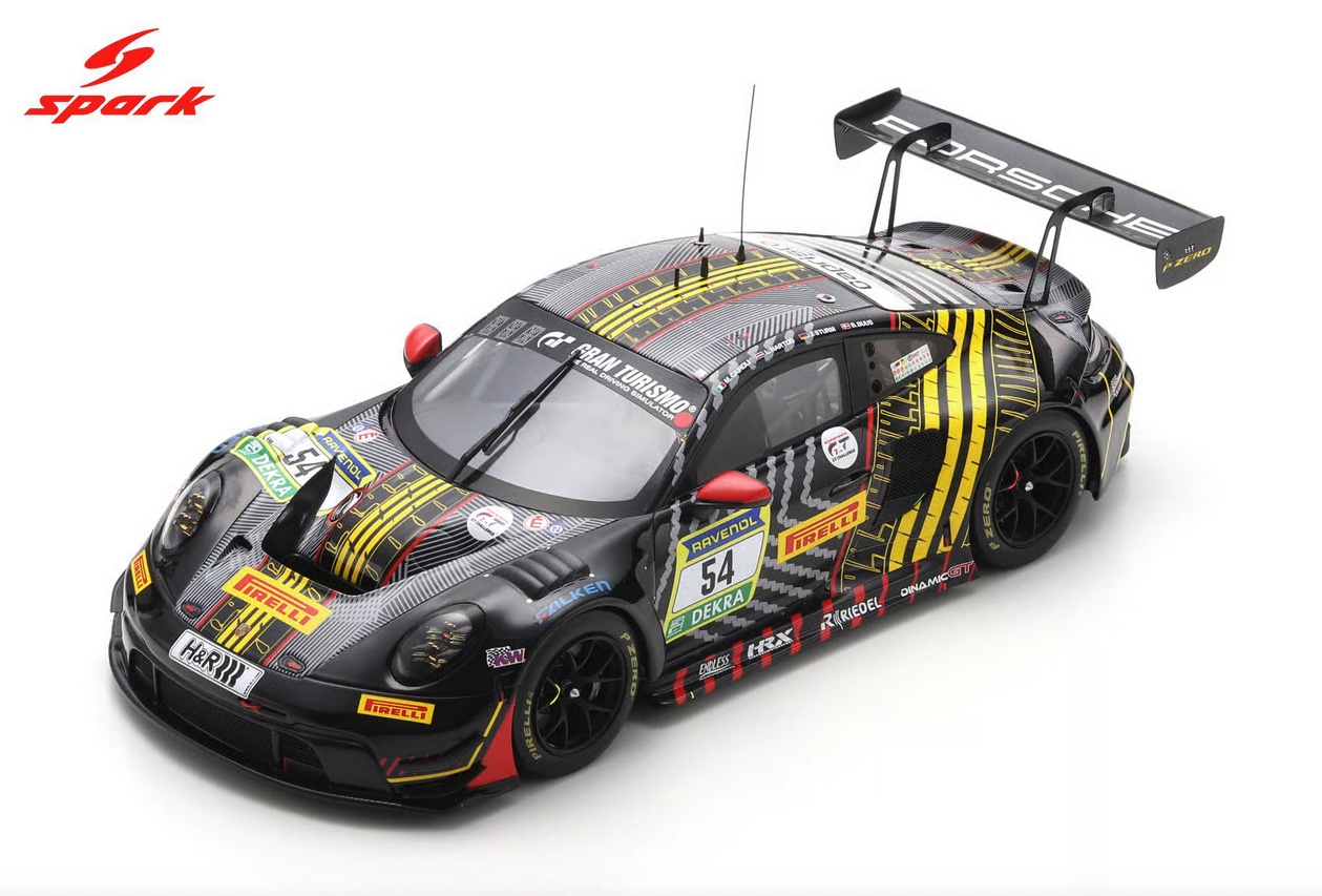 Spark-18SG072-1-Porsche-911-GT3-R-992-Dinamic-GT-3rd-24h-Nürburgring-2025-Buus-Cairoli-Hartog-Sturm-Modellauto