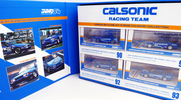 inno64-IN64-R32-CASET-1-Nissan-Skyline-GT-R-R32-Group-A-Calsonic-Racing-Team-Impul-Boxset-1990-1993-Walldisplay-Acrylic