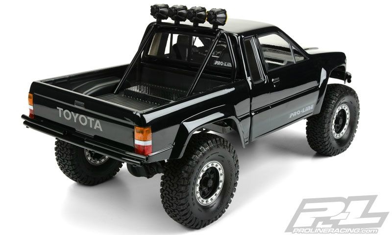 pro-line-racing-3466-00-2-Toyota-HiLux-SR5-Cab-Bad-1985-Pickup-Truck-Karosseriesatz-für-Scale-Crawler-313-mm-Radstand