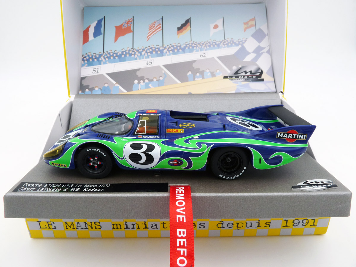 lemansminiatures-1320703M-2-Porsche-917-LH-Hippie-Le-Mans-1970-Martini-Racing-Team-Willi-Kauhsen-Gérard-Larrousse