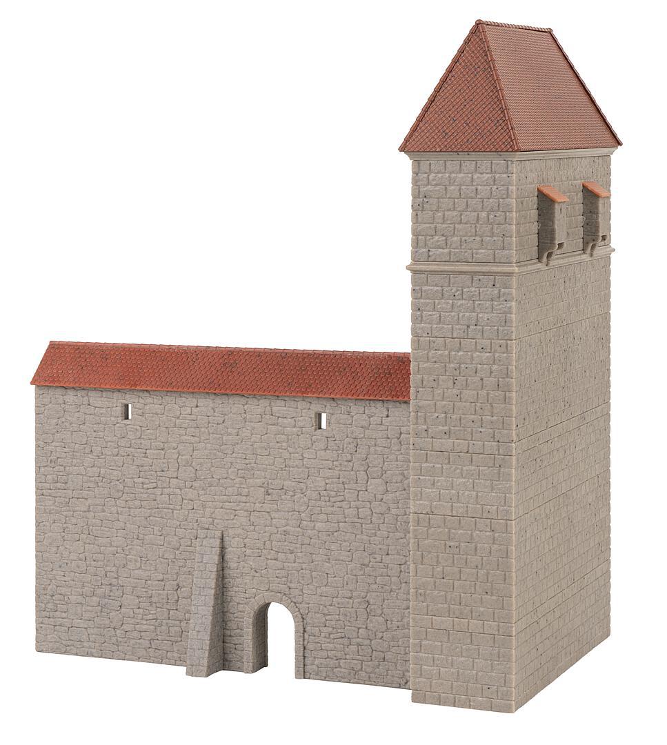 faller-130691-3-Altstadtmauer-Set-Schildmauer