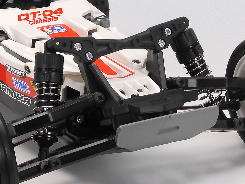 tamiya-58741-4-Fighter-NXGEN-DT-04-Chassis-Einsteiger-RC-Auto-Bausatz-Vorderachse