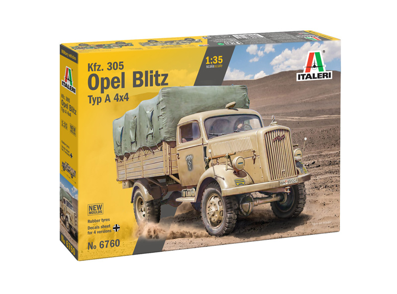 Italeri-6760-1-Kfz-305-Opel-Blitz-Typ-A-4x4-Wehrmachts-Lastkraftwagen