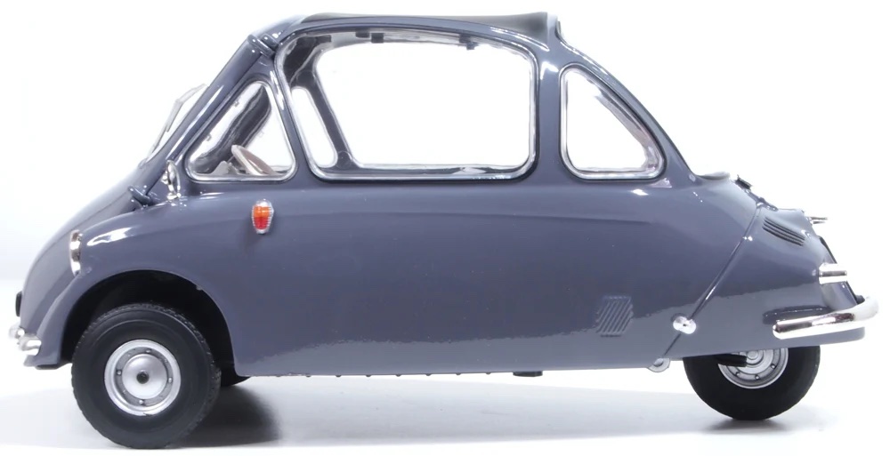 oxford-18HE005-2-Heinkel-Kabine-Trojan-grau-Modellauto-Seite oxford-18HE005-2-Heinkel-Kabine-Trojan-grau-Modellauto-Seite