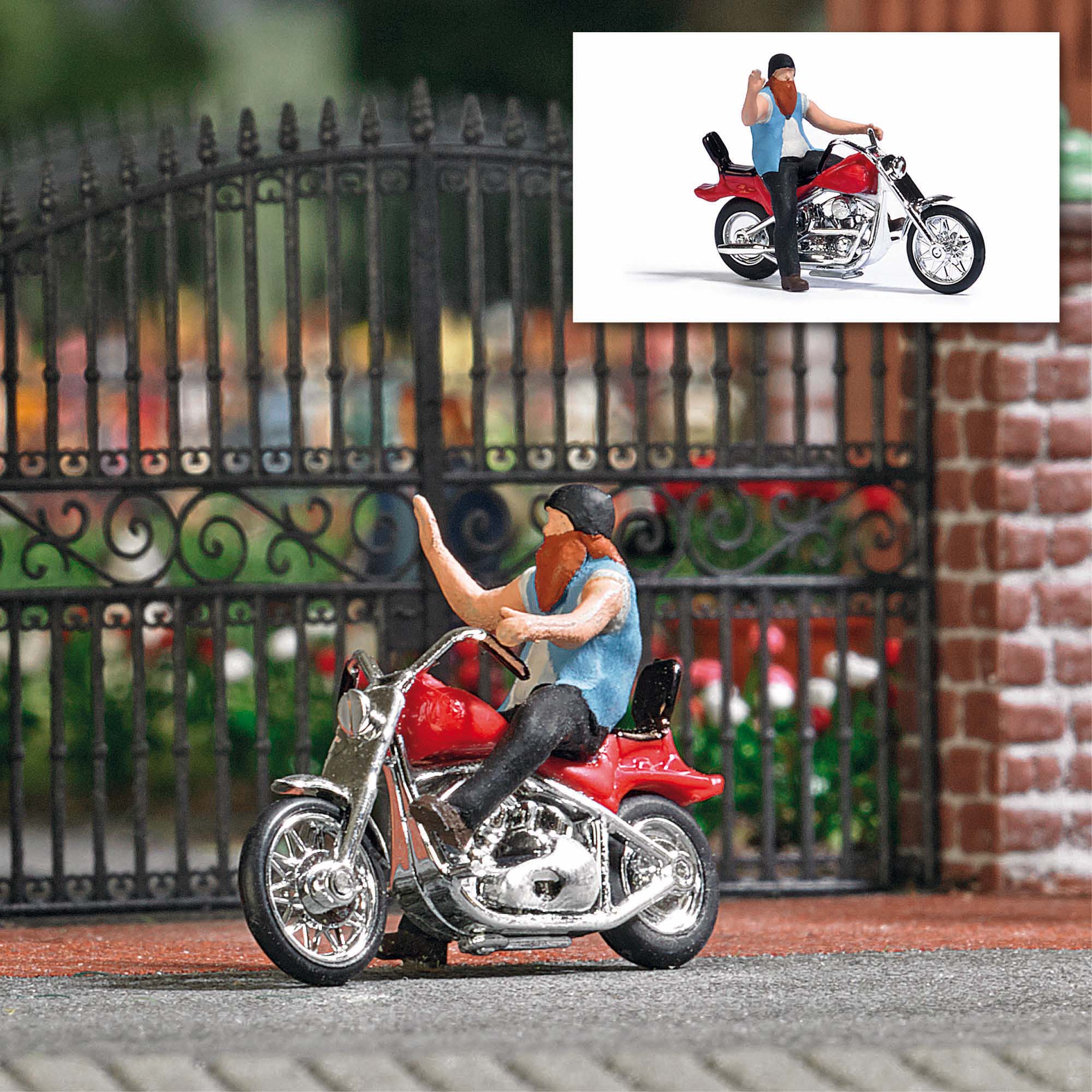 busch-7861-US-Motorrad-mit-Biker busch-7861-US-Motorrad-mit-Biker