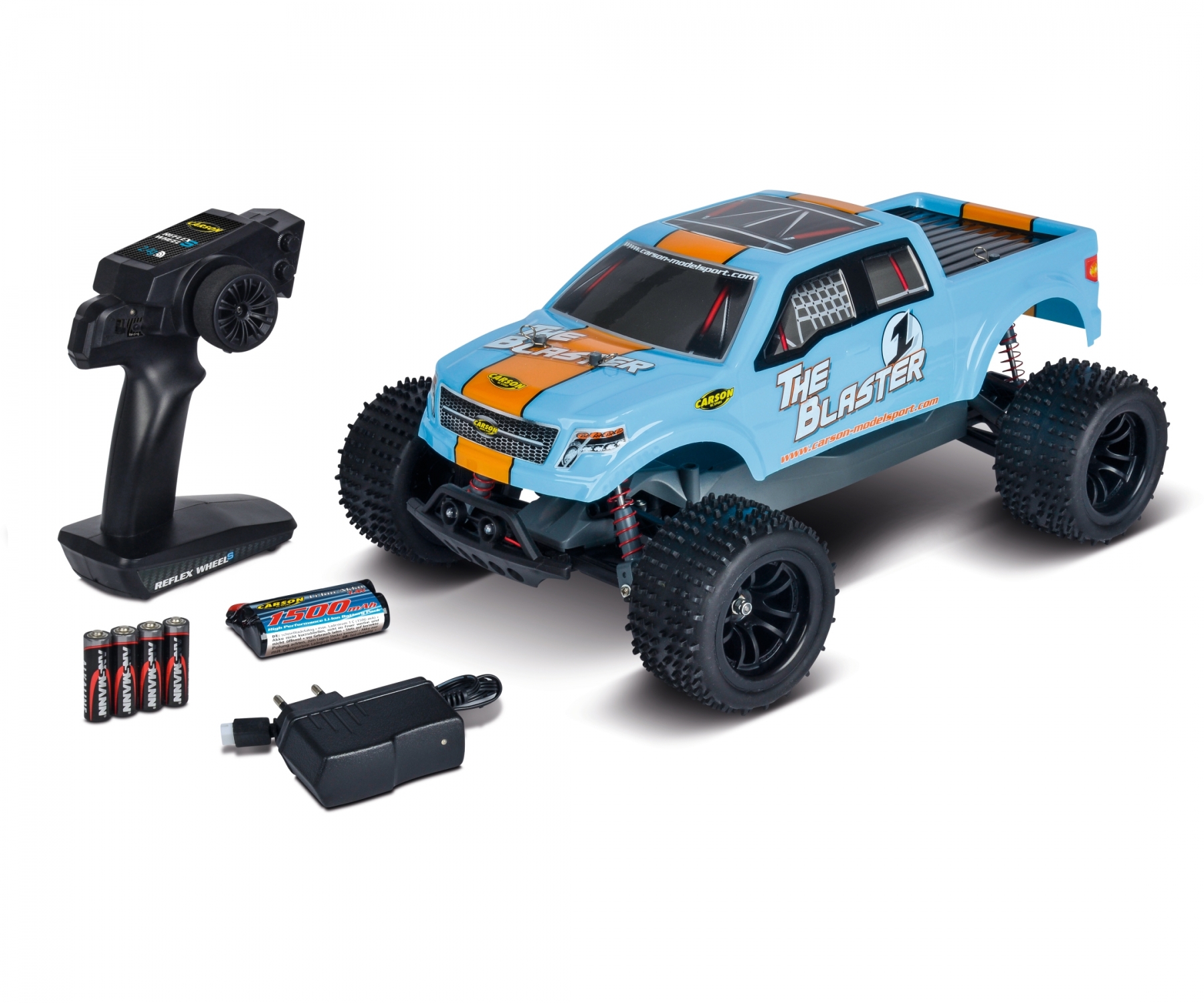 carson-500404144-1-The-Blaster-2wd-Off-Road-Pickup-Truck-ferngesteuert-günstiges-Einsteigermodell carson-500404144-1-The-Blaster-2wd-Off-Road-Pickup-Truck-ferngesteuert-günstiges-Einsteigermodell