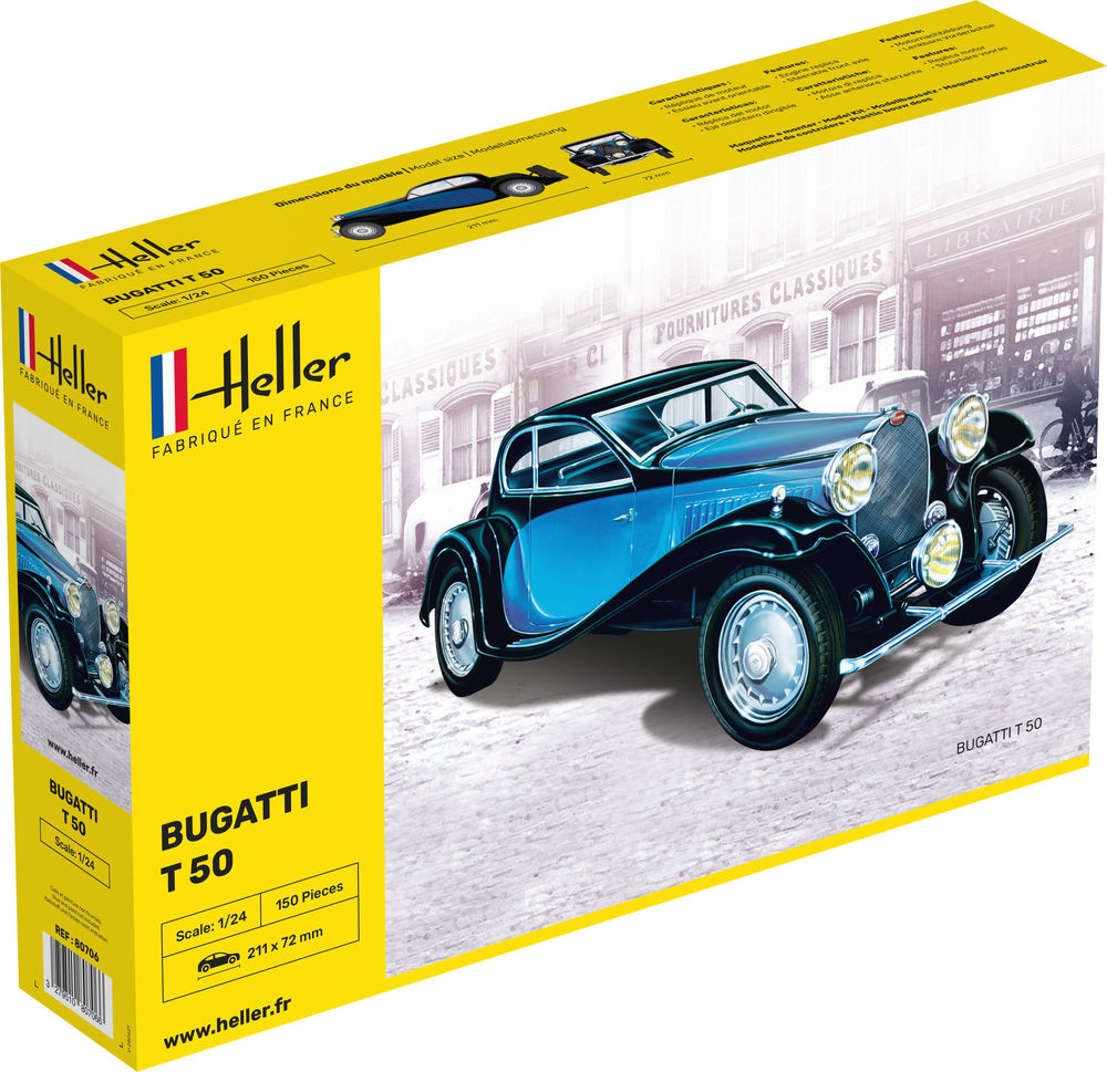 heller-80706-Bugatti-T-50-Ettore-Bugatti-Frankreich heller-80706-Bugatti-T-50-Ettore-Bugatti-Frankreich