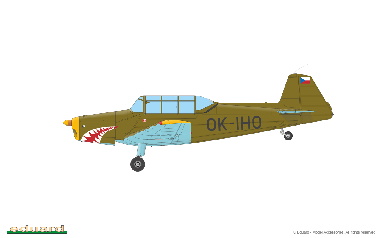 eduard-11156-9-Zlín-Z-126-Trenér-Akrobatic-Kunstflugzeug-Trainer-Schulflugzeug-Tiefdecker-Sportflzeug-limited-edtion-dual-combo