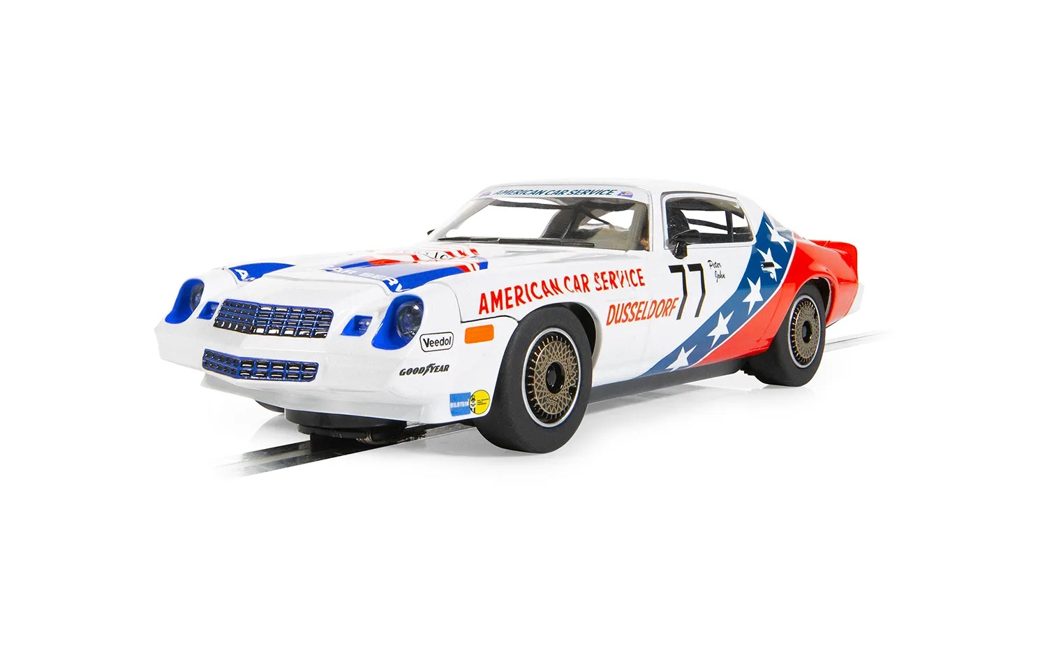 scalextric-C4300-1-Chevrolet-Camaro-Z28-American-Car-Service-Düsseldorf-Peter-John-DTM-1982-77-vorne scalextric-C4300-1-Chevrolet-Camaro-Z28-American-Car-Service-Düsseldorf-Peter-John-DTM-1982-77-vorne