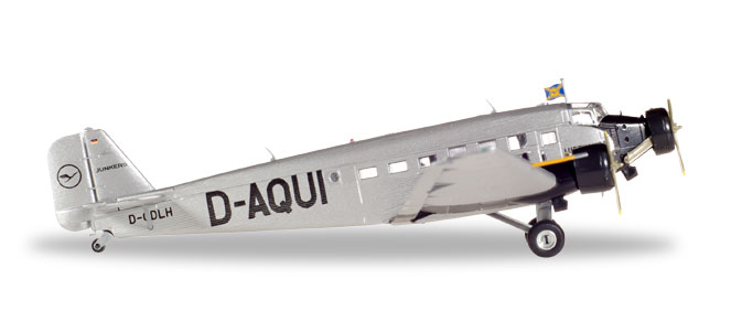 herpa-019040-Junkers-Ju-52-Lufthansa-Berlin-Tempelhof-D-AQUI-Tante-Ju-BMW-132