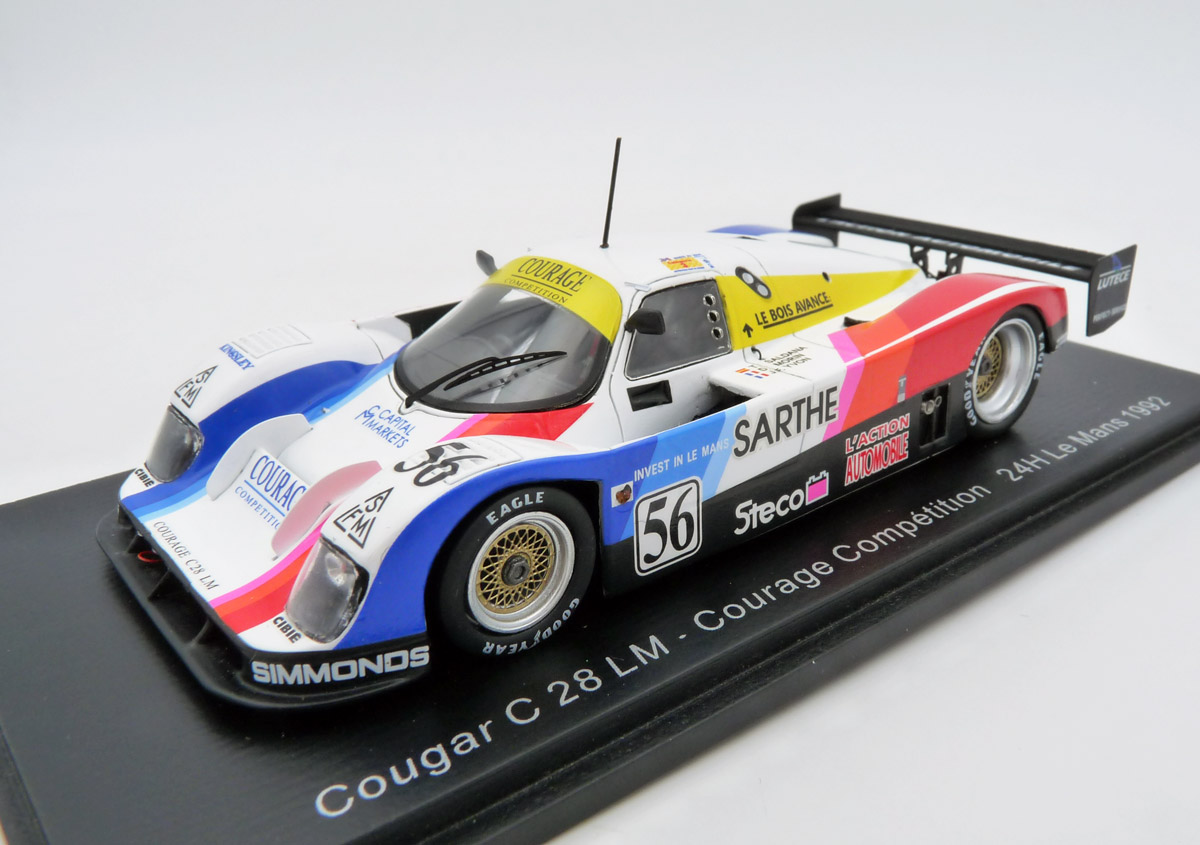 spark-S3542-1-Cougar-C-28-LM-Courage-Compétition-24h-Le-Mans-1992-Morin-Saldana-Yvon-56-Group-C