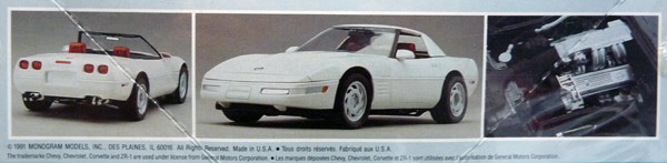 Monogram Chevrolet Corvette Convertible 1991, #2938