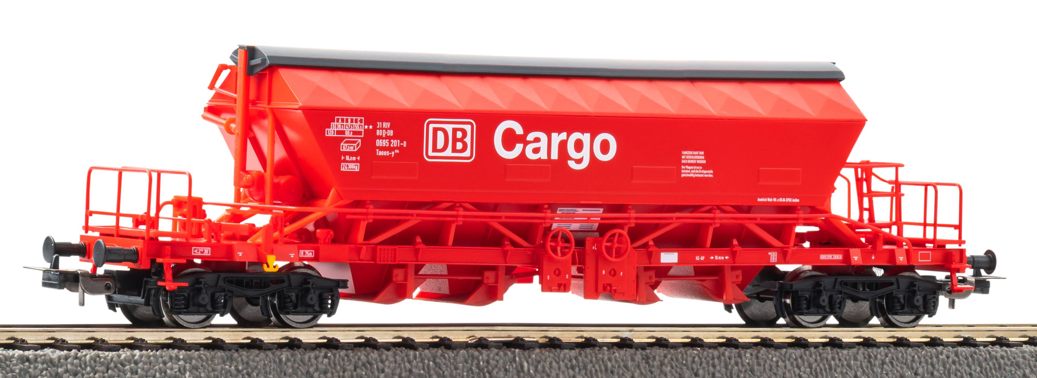 Piko-24550-Kaliwagen-Taoos-y-894-DB-Cargo-rot-0695-201-0-Classic