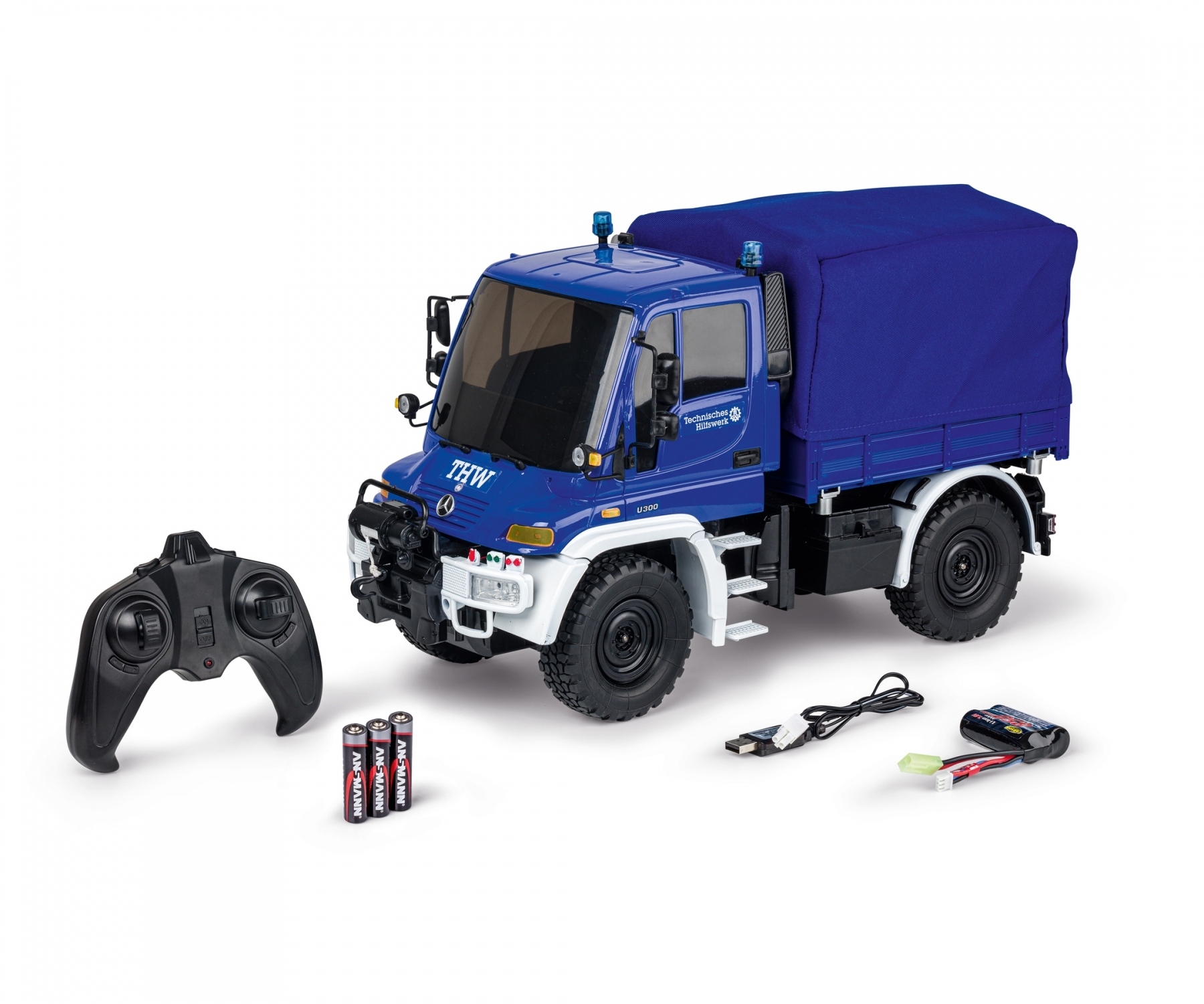 carson-500907722-1-Mercedes-Benz-Unimog-U300-Technisches-Hilfswerk-RTR-mit-RC-Anlage-ferngesteuertes-THW-für-Kinder-Erwachsene