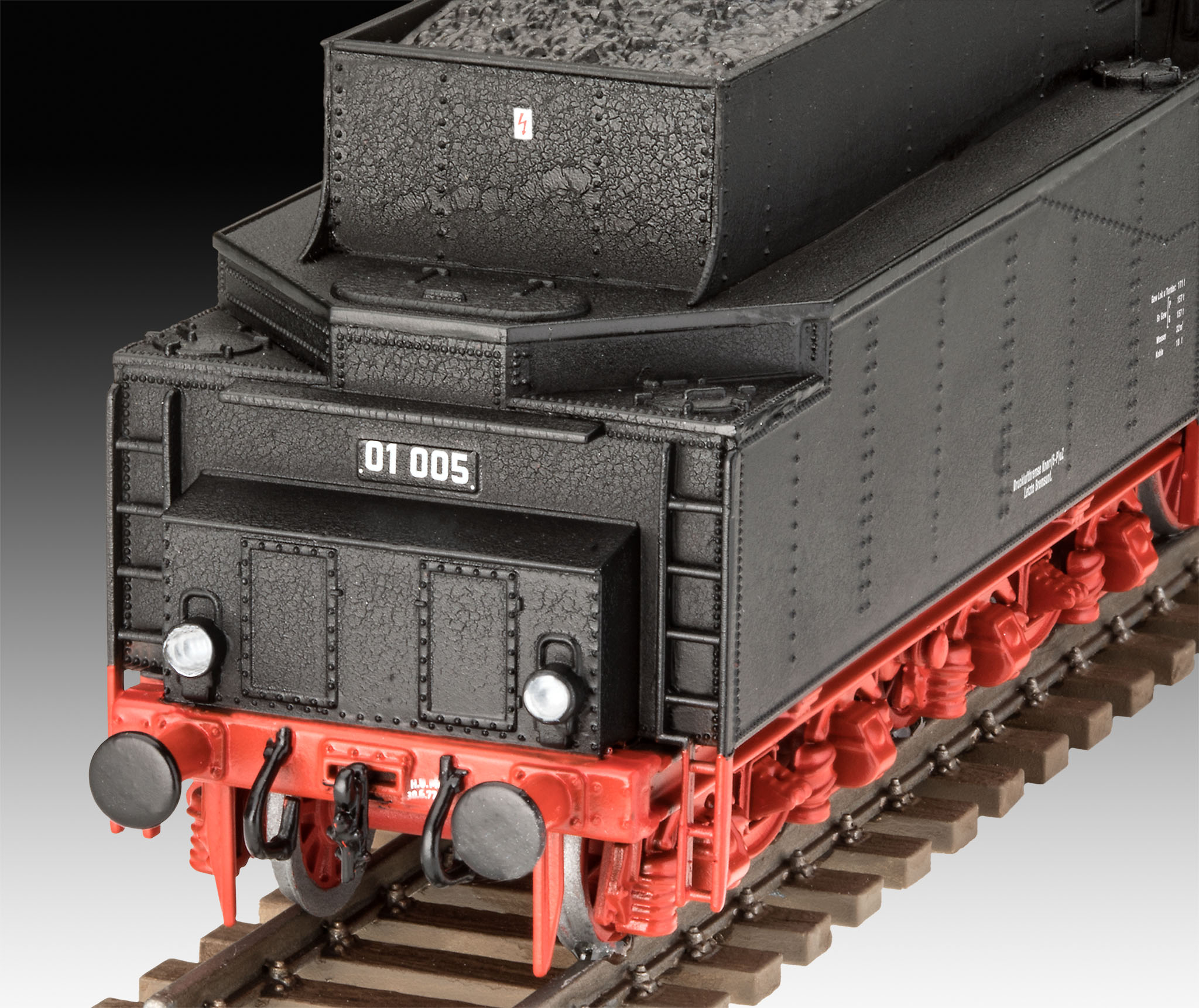 Revell-02172-3-Dampflokomotive-Baureihe-01-BR01-Tender-2-2-T32-Deutsche-Reichsbahn